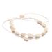 Necklace, Simple And Fashionable, Natural Shell Cotton Thread, Handmade Necklace, Collarbone Chain Jewelry_ipsvogv.com