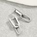 Fashionable OL Sweet Cool Spicy Girl Style Earrings for Women Simple Inlaid Zircon Versatile Earnail U-shaped Splicing_ipsvogv.com