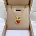 【 】 Loose Light Luxury Charm Gorgeous Full Diamond Necklace Women's Versatile Clavicle Titanium Steel Chain_ipsvogv.com