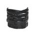 Hot Selling Men's 5-Piece Set Hand-Woven Cowhide Wax Rope Adjustable Bracelet Jewelry_ipsvogv.com