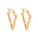 Women's Jewelry Simple Personality Steel Beads, Stainless Steel Cross Border Jewelry, Stall Earrings, High End Hoop Earrings_ipsvogv.com