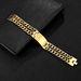 Men's Jewelry Handmade Double Chain Smooth Curved Stainless Steel Titanium Steel Bracelet Jewelry_ipsvogv.com