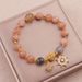 New Natural Sun Stone Bracelet For Women's Ins, Niche Design, Boat Rudder, Transfer Beads, Crystal, Best Friend_ipsvogv.com