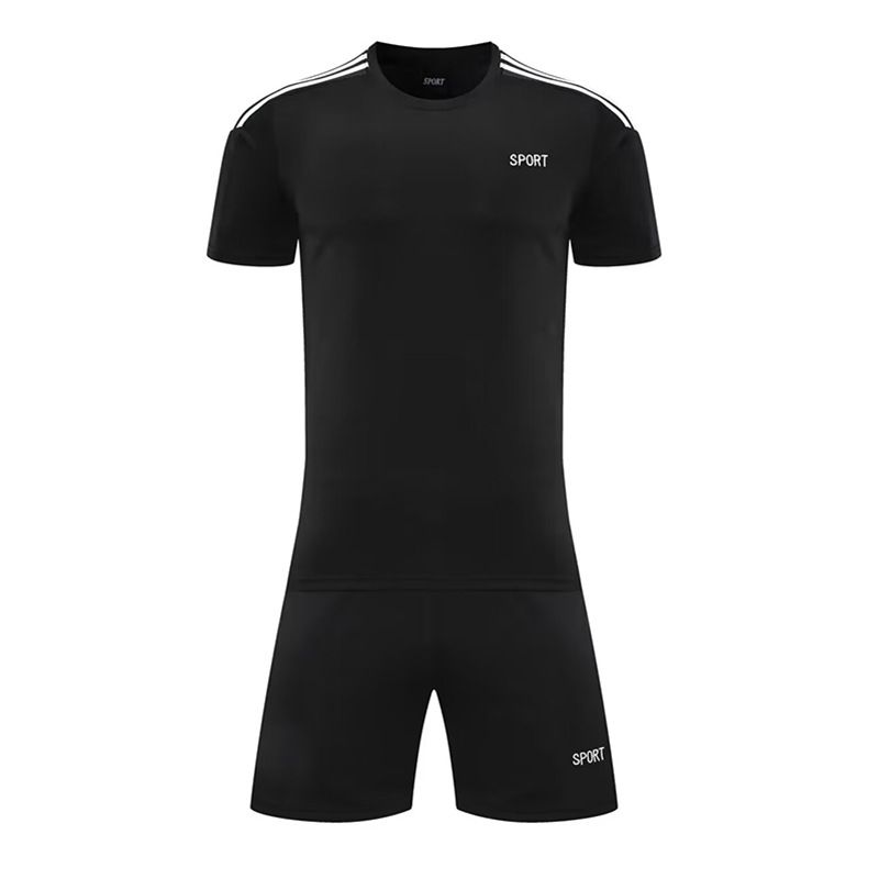 Men's Clothing training suit short-sleeved student sports football clothes printed summer new football suit suit men_ipsvogv.com