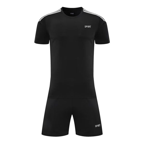 Men's Clothing training suit short-sleeved student sports football clothes printed summer new football suit suit men_ipsvogv.com
