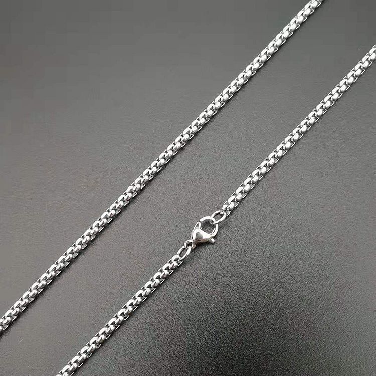 New Hip-Hop Stainless Jewelry Titanium Steel Vacuum Gold-Plated Full Diamond Lightning Couple Pendant Necklace_ipsvogv.com