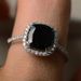 Sanjie Fashion Classic Ring Inlaid With Black Square Diamond Women's Jewelry Ins Handmade_ipsvogv.com