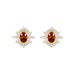 Women's Jewelry Retro French Court Gemstone Brown Zircon Earrings Light Luxury High End Design Fashion Temperament Earrings_ipsvogv.com