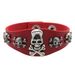 Punk Totem Little Elf Skull Ghost Head Men's Leather Jewelry Trendy PU Rock Bracelet_ipsvogv.com