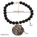 Exaggerated Seaside Vacation Style Resin Bead Necklace With Three-dimensional Shell Print Pendant, Personalized And_ipsvogv.com