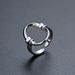 Unisex Jewelry Fashion Preserving Personality Simple Style Temperament O Shaped Ring Opening Adjustable Men And Women's Ring Hand Jewelry INS Style_ipsvogv.com