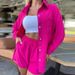 Women's Clothing long-sleeved shorts loose casual _ipsvogv.com