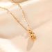 Live Streaming Titanium Steel Necklace, Female Hollow Gourd, Fashionable, Personalized, High-end Pendant, Collarbone_ipsvogv.com
