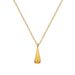 Full Body 【 Titanium Steel 】 Cool Feng Shui Drop Personality Minimalist Wind Furnace Real Gold Necklace Female INS Mesh 【 】_ipsvogv.com
