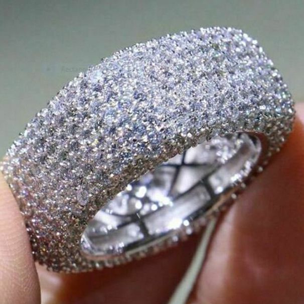 Cao Shi's New Japanese Korean Jewelry Micro Inlaid Diamond Geometric Exudes A Sense Of Luxury, Individuality, Fashion,_ipsvogv.com