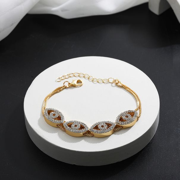 Women’s Jewelry Set Fashion Personality Temperament New Flower Zircon Bracelet Ins Cold Style Women's Light Luxury Fashion Bracelet Jewelry_ipsvogv.com