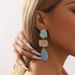 E12621 Summer ZA New Bohemian Style Creative Long Acetic Acid Plate Color Block Earrings_ipsvogv.com