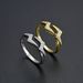 Unisex Diamond Zircon CZ Lightning Ring Female Index Finger Ring Opening Adjustable Jewelry_ipsvogv.com