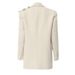 Women's Clothing autumn new style super heavy butterfly burning flower staggered loose version suit jacket top_ipsvogv.com