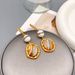 Irregular inlaid earrings with personalized dign, high-end feeling, refined temperament, and fashionable ear_ipsvogv.com