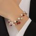 European And American Cross Border Sweet Pearl Bracelet Versatile Crystal Cherry Bracelet Niche Simple Hundred Bracelets Hand Jewelry Manufacturers_ipsvogv.com