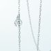 new Snowflake Brilliant Colored Gemstone Necklace Female S925 Silver Fully Inlaid With Shining White Zirconium Clavicle Chain Fashion_ipsvogv.com
