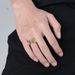 Titanium steel ring ring open adjustable stainless steel JESUS hand jewelry_ipsvogv.com