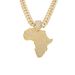 Unisex Alloy Necklace New Map Inlaid Diamond Pendant Personality Cool Men And Women Trend Rap Hip Hop Pendant_ipsvogv.com