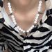 Hip Hop Punk Spliced Reflective Bead Rivet Necklace Women's Trendy Couples Versatile Hoodie Chain for Men_ipsvogv.com