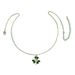 Love Hollow Emerald Necklace Pendant Simple Temperament Personality Clavicle Necklace For Women_ipsvogv.com