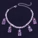 Hot-selling Resin Bear Rhinestone Anklet Women's Cute AB Colorful Bear Lady Pendant Anklet_ipsvogv.com