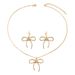Minimalist Fragrant Butterfly Knot Necklace for Women with a Personality, Small and Unique Design, Collarbone Chain,_ipsvogv.com