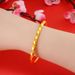 Popular Fried Dough Twists Meteor Shower Jewelry National Wind Sand Gold Round Belly Push Pull Bracelet_ipsvogv.com