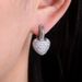 Cao Shi's New Korean Version Goddess Set With Zirconium Peach Heart Earrings, Network Fashion Accessory, Same Style_ipsvogv.com