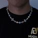 Men's Jewelry Set Fashion Hip Hop Colored Gemstone Necklaces Accessories High End Zircon Men's Bracelets_ipsvogv.com