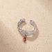 Ins Fashion Light Luxury Copper Gold-Plated Commuting Versatile Line Texture Zircon Open Ring_ipsvogv.com