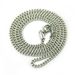 Hip hop men's stainless steel fine style vacuum electroplated Cuban necklace neck collarbone chain_ipsvogv.com