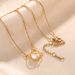 Mermaid Lady Planet Necklace, Light Luxury Titanium Steel Jewelry, Diamond Inlaid Clavicle Women's Simple And Versatile_ipsvogv.com