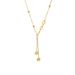 Korean Fashion Accessory Roman Ring Tassel Pendant Titanium Steel Lock Chain Hollow Circular Necklace For Women_ipsvogv.com