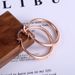 Exaggerated Accessories, Fashionable, Minimalist, Glossy Large Circle Earrings, Punk Nightclub Style Earrings_ipsvogv.com