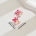 2024 minimalist new bow women's personality inlaid with pearls series pink earrings versatile ear accessories_ipsvogv.com