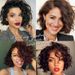 Black wig 12-inch fluffy afro with a partial forehead lace full headpiece Human hair_ipsvogv.com