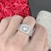 Yihua Domineering Full Diamond Starry Zircon Trend Versatile 2-carat Moissanite Big Men's Ring_ipsvogv.com