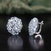 Luxury S925 Sterling Silver Inlaid Natural Topaz Earrings For Women Gemstone Earrings High End Earrings New_ipsvogv.com