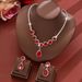 Women’s Jewelry Set Fashion Fashion Jewelry Teardrop Shaped Necklace Geometric Temperament Luxury Banquet Zircon Necklace Earrings_ipsvogv.com