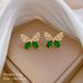 【 Titanium Steel 】 Sky Butterfly Necklace Earring Set Light Luxury Micro Inlay Personalized Temperament Banquet Earrings_ipsvogv.com