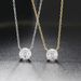 Women’s Jewelry Set Fashion necklace thread earrings for women color separated gold plated engagement jewelry set_ipsvogv.com