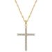 Titanium Steel 【 】 Cross Zircon Copper Micro Inlaid True Gold Electroplating Simple Ins Internet Red Exquisite Clavicle 【 】_ipsvogv.com
