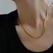 Titanium NK Encrypted Necklace Men's Cuban Stainless Steel Collarbone Fashion Jewelry Chain Minimalist Bracelet_ipsvogv.com