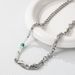 Original Trendy New Chinese Bamboo Titanium Steel Double Layer Necklace Light Luxury High End Design Versatile Men And Women Clavicle Chain_ipsvogv.com